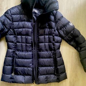 Black Michael Kors puffer jacket
